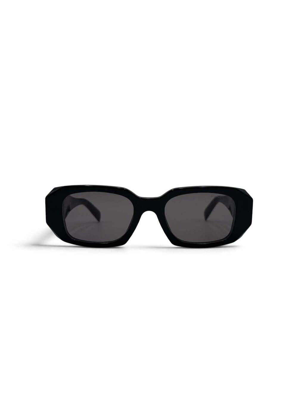 Prada Symbole PR 17W-F Black Geometric Sunglasses